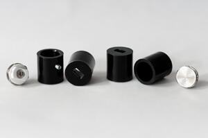 Regnis Elba, topné těleso 300x500mm se středovým připojením 50mm, 250W, černá matná, ELBA50/30/D5/BLACK