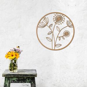 Dřevo života | Dřevěná dekorace na zeď PAMPELIŠKA | Rozměry (cm): 40 | Barva: Bílá