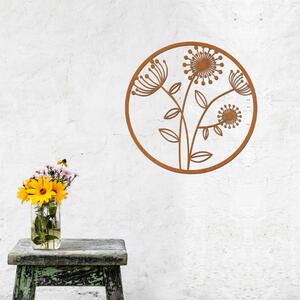 Dřevo života | Dřevěná dekorace na zeď PAMPELIŠKA | Rozměry (cm): 60 | Barva: Ořech