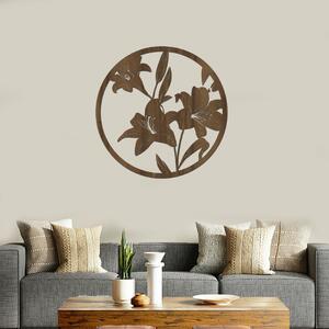 Dřevo života | Dřevěná dekorace LILIE | Rozměry (cm): 40 | Barva: Bílá