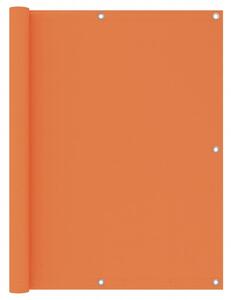Balkónová zástěna oranžová 120 x 300 cm oxfordská látka