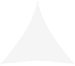 Stínící plachta oxfordská látka trojúhelníková 4 x 4 x 4 m bílá