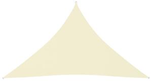 Stínící plachta oxford trojúhelníková 3,5x3,5x4,9 m krémová
