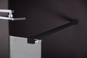 Polysan MODULAR SHOWER BLACK jednodílná zástěna pevná k instalaci na zeď, 900 mm