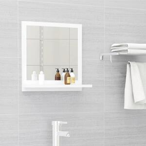Koupelnové zrcadlo bílé 40 x 10,5 x 37 cm dřevotříska