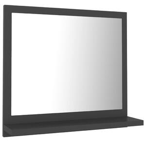 Koupelnové zrcadlo šedé 40 x 10,5 x 37 cm dřevotříska