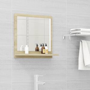 Koupelnové zrcadlo dub sonoma 40 x 10,5 x 37 cm dřevotříska
