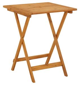Skládací zahradní stolek 60 x 60 x 75 cm masivní akáciové dřevo