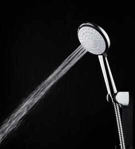 Deante Neo Boro, sprchový sloup 65cm s držákem ruční sprchy a 6-funkční ruční hlavicí, chromová, NER_051K