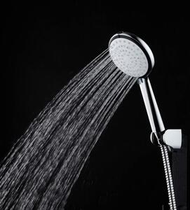 Deante Neo Boro, sprchový sloup 65cm s držákem ruční sprchy a 6-funkční ruční hlavicí, chromová, NER_051K