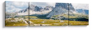 Obraz - Italské Dolomity (170x50 cm)