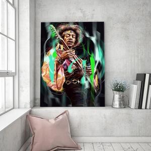 Obraz na plátně Portrét Jimiho Hendrixe - Dmitry Belov Rozměry: 40 x 60 cm