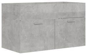 Skříňka pod umyvadlo betonově šedá 80x38,5x46 cm dřevotříska