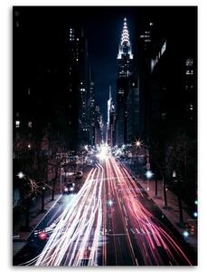 Obraz na plátně Osvětlená městská ulice - Dmitry Belov Rozměry: 40 x 60 cm
