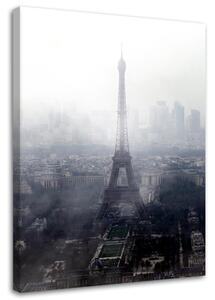 Obraz na plátně Eiffelova věž v mlze - Dmitry Belov Rozměry: 40 x 60 cm