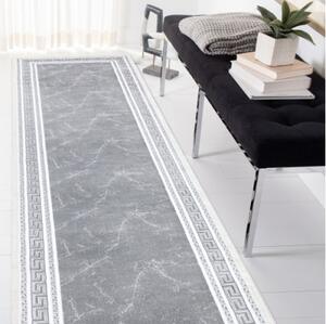Koberec / Běhoun GLOSS 2813 27 ramka, řecký - šedý