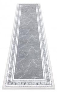Koberec / Běhoun GLOSS 2813 27 ramka, řecký - šedý