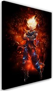 Obraz na plátně Dragon Ball Son Goku - SyanArt Rozměry: 40 x 60 cm
