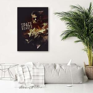 Obraz na plátně Klub rváčů, Space Monkey Brad Pitt - SyanArt Rozměry: 40 x 60 cm