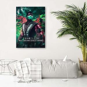Obraz na plátně Hra Mortal Kombat Postava chameleona - SyanArt Rozměry: 40 x 60 cm