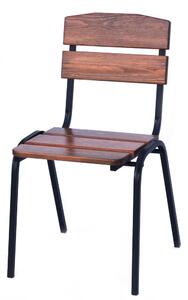 Dřevěný zahradní set WEEKEND 2, stůl + 6x židle stohovatelné