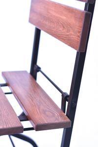 Dřevěný zahradní set WEEKEND 4, stůl + 6x židle skládací