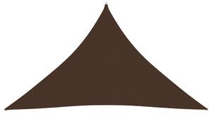 Stínící plachta oxfordská látka trojúhelníková 5x5x6 m hnědá