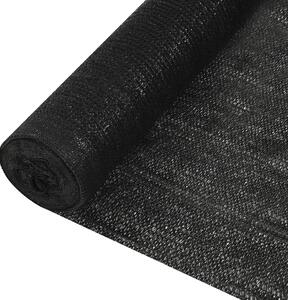 Stínící tkanina černá 1,5 x 10 m HDPE 150 g/m²