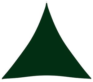 Stínící plachta oxford trojúhelník 4,5x4,5x4,5 m tmavě zelená