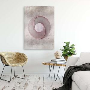 Obraz na plátně Růžový kruh - Andrea Haase Rozměry: 40 x 60 cm