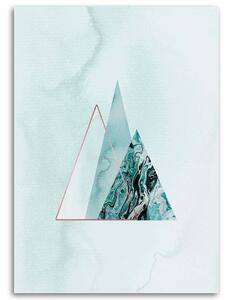 Obraz na plátně Tři minimalistické trojúhelníky - Andrea Haase Rozměry: 40 x 60 cm