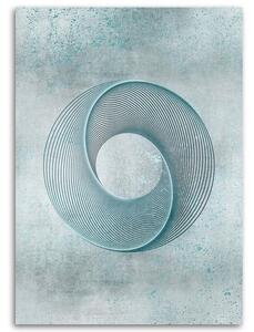 Obraz na plátně Modrý kruh - Andrea Haase Rozměry: 40 x 60 cm