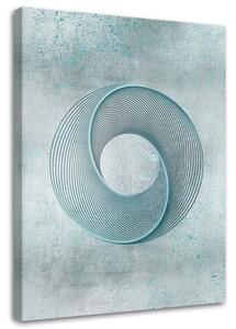 Obraz na plátně Modrý kruh - Andrea Haase Rozměry: 40 x 60 cm