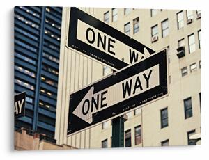 Obraz - New York ONE WAY (70x50 cm)