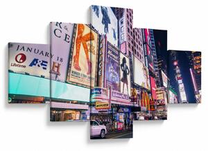 Obraz - New York Theater District (125x70 cm)