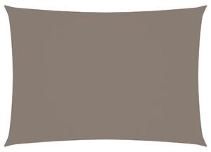 Stínící plachta oxfordská látka obdélníková 3,5 x 4,5 m taupe