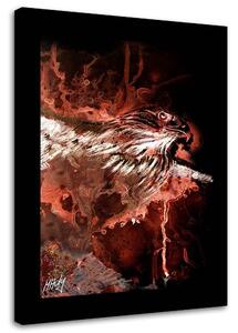Obraz na plátně Červený orel - Marta Horodniczy Rozměry: 40 x 60 cm