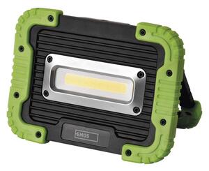 Emos P4533 - Pracovní přenosný dobíjecí LED reflektor 10W, 1000lm, 4400mAh (Přenosný LED reflektor, AKU nabíjení přes USB)