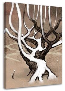 Obraz na plátně Abstraktní strom - Mikolaj Zabrzenski Rozměry: 40 x 60 cm
