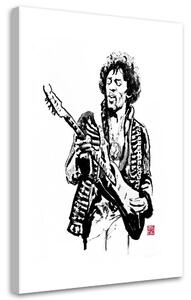 Obraz na plátně Jimi Hendrix - Péchane Rozměry: 40 x 60 cm