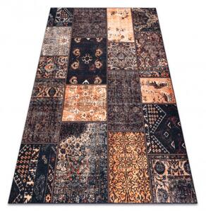 Koberec ANTIKA Ancient Chocolate patchwork hnědý / terakota