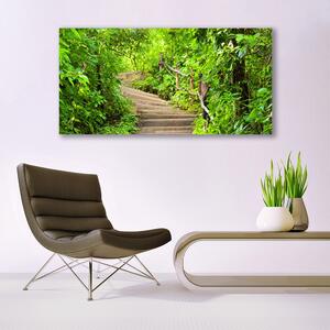 Akrylový obraz Schody Příroda 120x60 cm