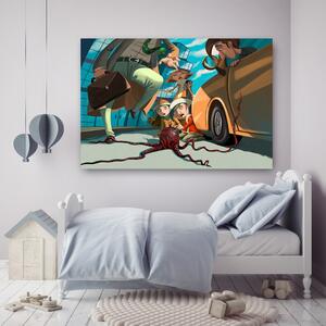 Obraz na plátně Kouzelná chobotnice ve městě - Gustavo Gabriel San Martin Rozměry: 60 x 40 cm