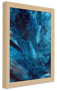 Plakát Modré skály Barva rámu: Přírodná, Rozměry: 30 x 45 cm