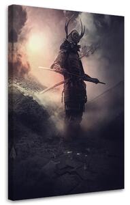 Obraz na plátně Samuraj v mlze - Patryk Andrzejewski Rozměry: 40 x 60 cm