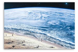 Obraz na plátně Vesmírná pláž - Alex Griffith Rozměry: 60 x 40 cm