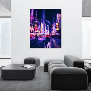 Obraz na plátně Neonové nápisy v Tokiu - Diego Garcia Vega Rozměry: 40 x 60 cm