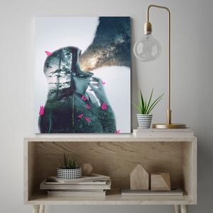 Obraz na plátně Motýl Forest Man Abstraction - Bryantama Art Rozměry: 40 x 60 cm