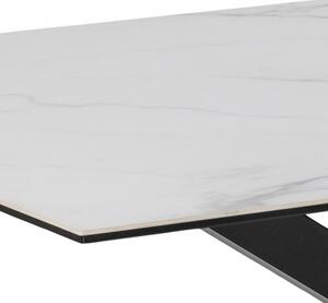 HEAVEN CERAMIC WHITE jídelní stůl 160 x 90 x 75,5 cm