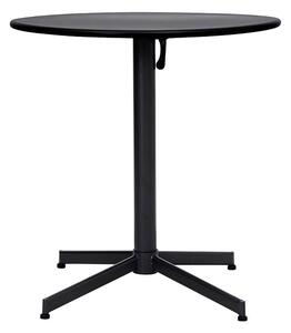 Zahradní stolek leho Ø 70 cm černý